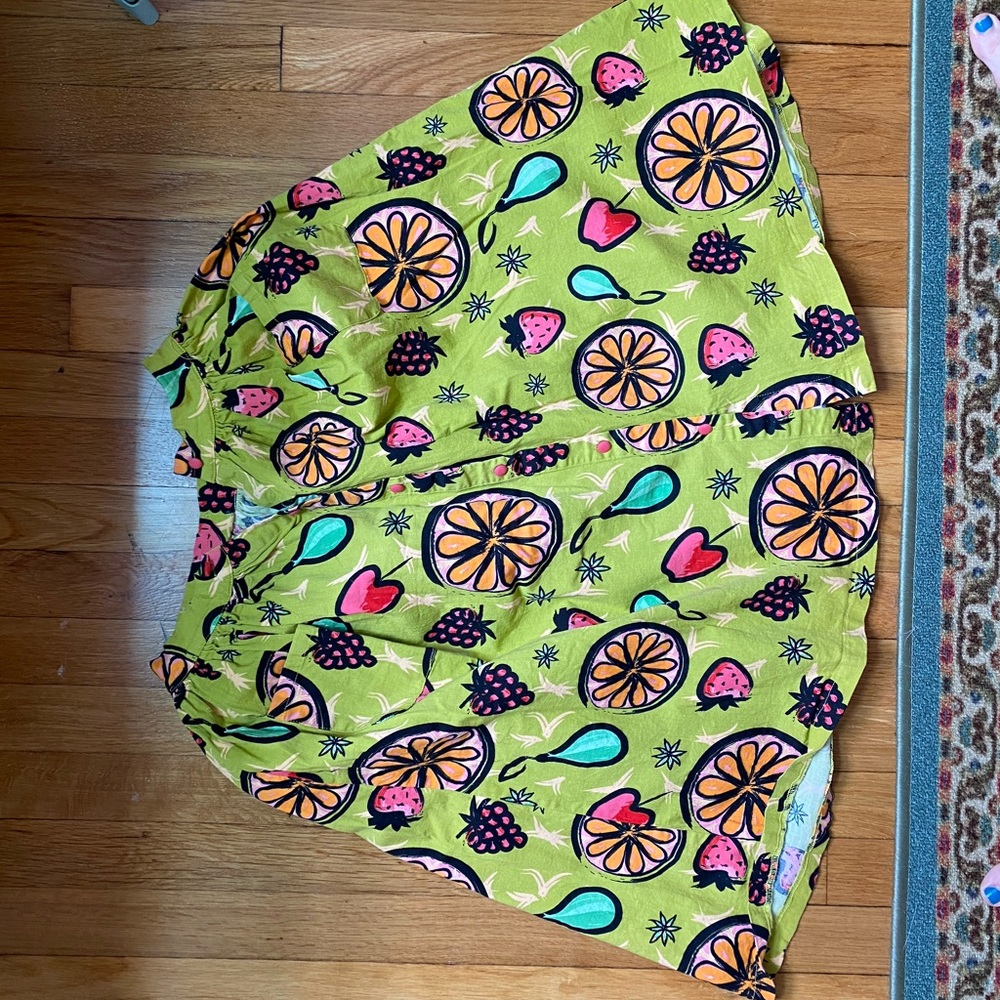 Fruit print a line
